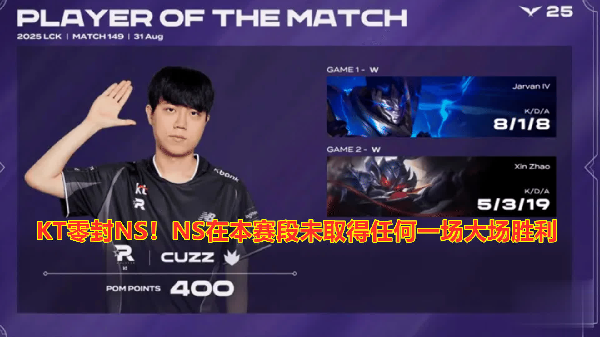 沙皇, 最终KT零, 塔姆 沙皇, 最终KT零, 塔姆